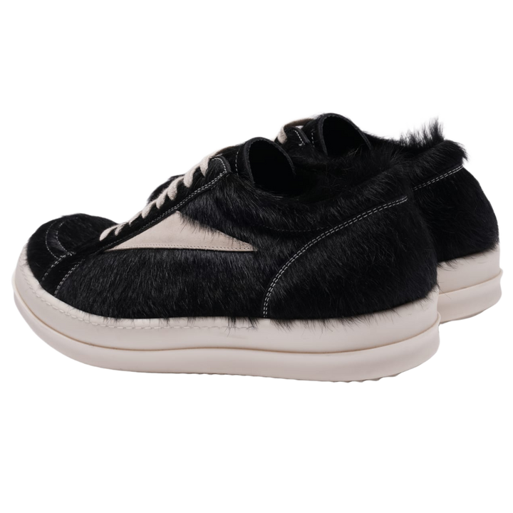 Rick Owens 'Black' Pony Hair Vintage Sneaks