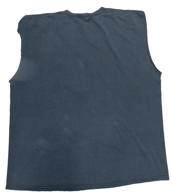 Liqiud Blue 'Green Skull' Vintage Cutoff Tee