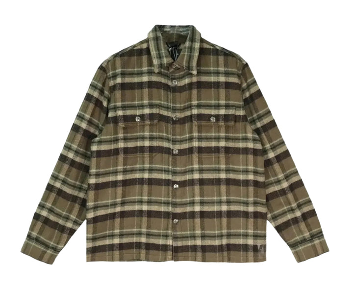 Chrome Hearts 'Khaki' Flannel Shirt