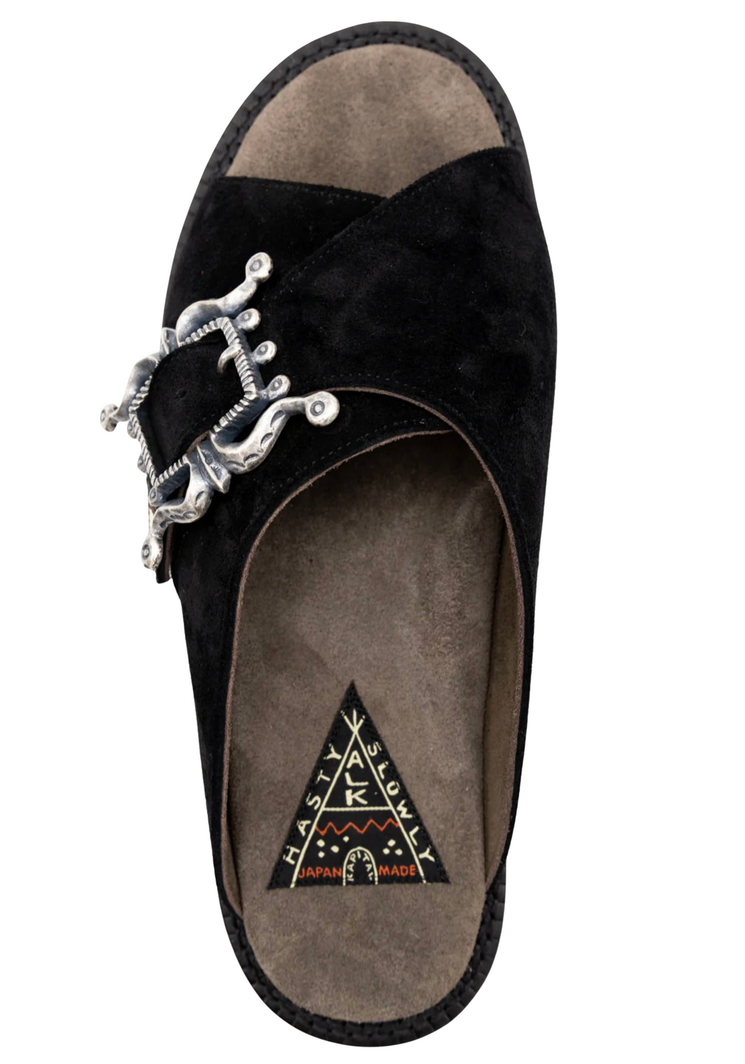 Kapital Pueblo Suede Sandals Black