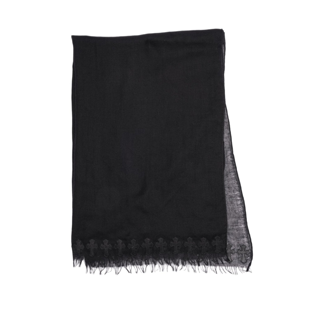 Chrome Hearts 'Cross Patch' Cashmere Scarf