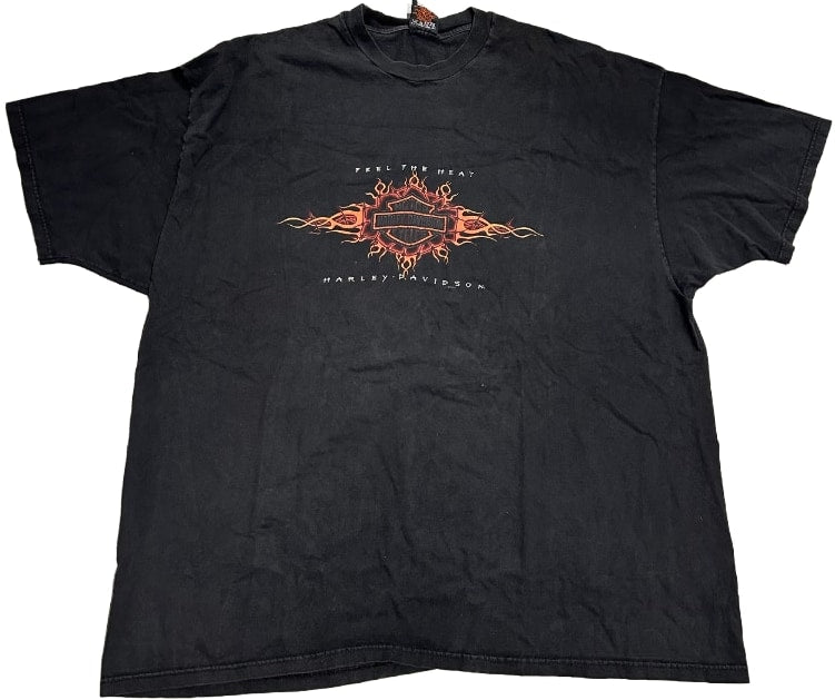 Harley Davidson 'Feel The Heat' Vintage Tee