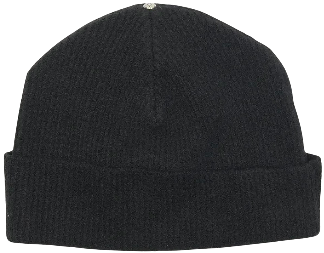 Chrome Hearts 'Black' Pony Hair Cross Patch Beanie