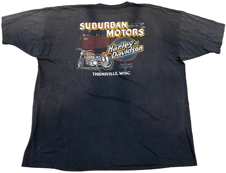 Harley Davidson 'Suburban Motors' Vintage Pocket Tee