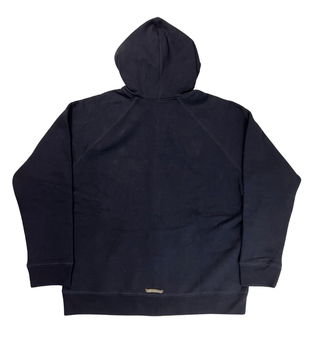 Chrome Hearts 'Triple Red Cross' Navy Zip Up