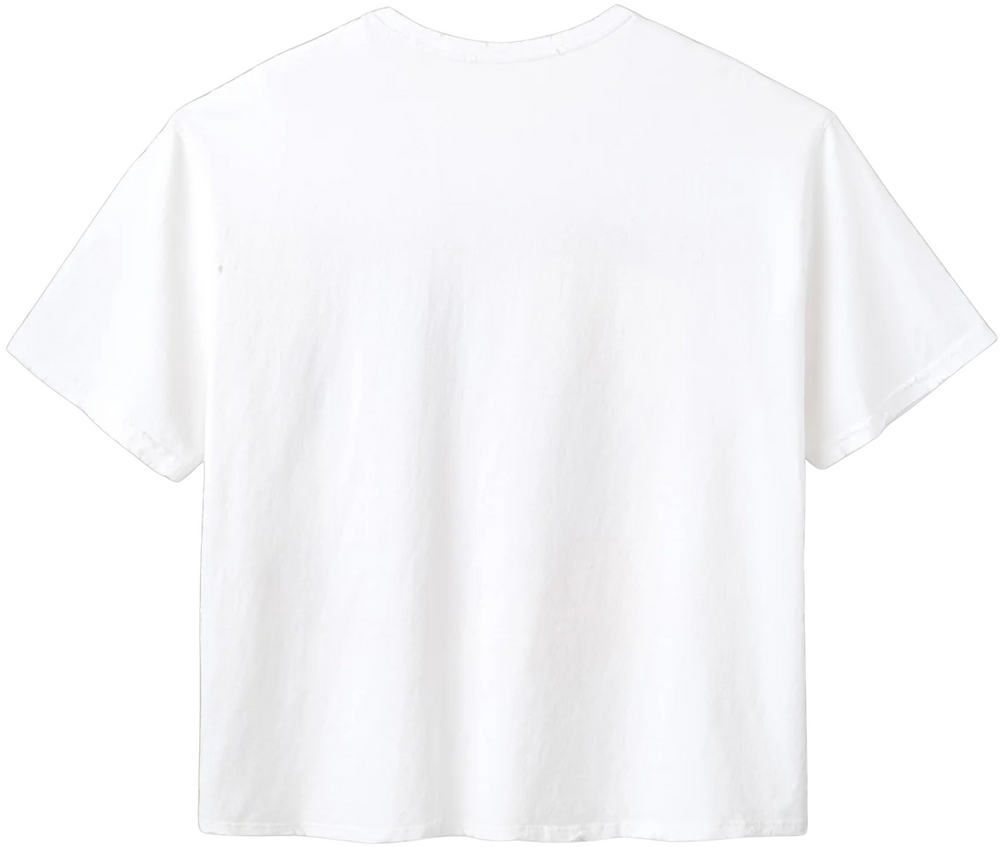 Gold+Vintage Gallery Raspberry Hills 'Distressed Blank' White Tee