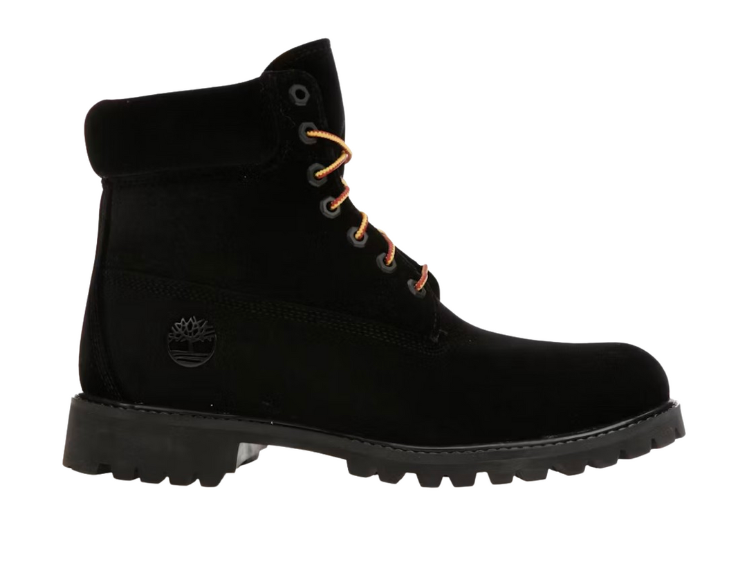 Timberland x Off White 'Black' Velvet Boots