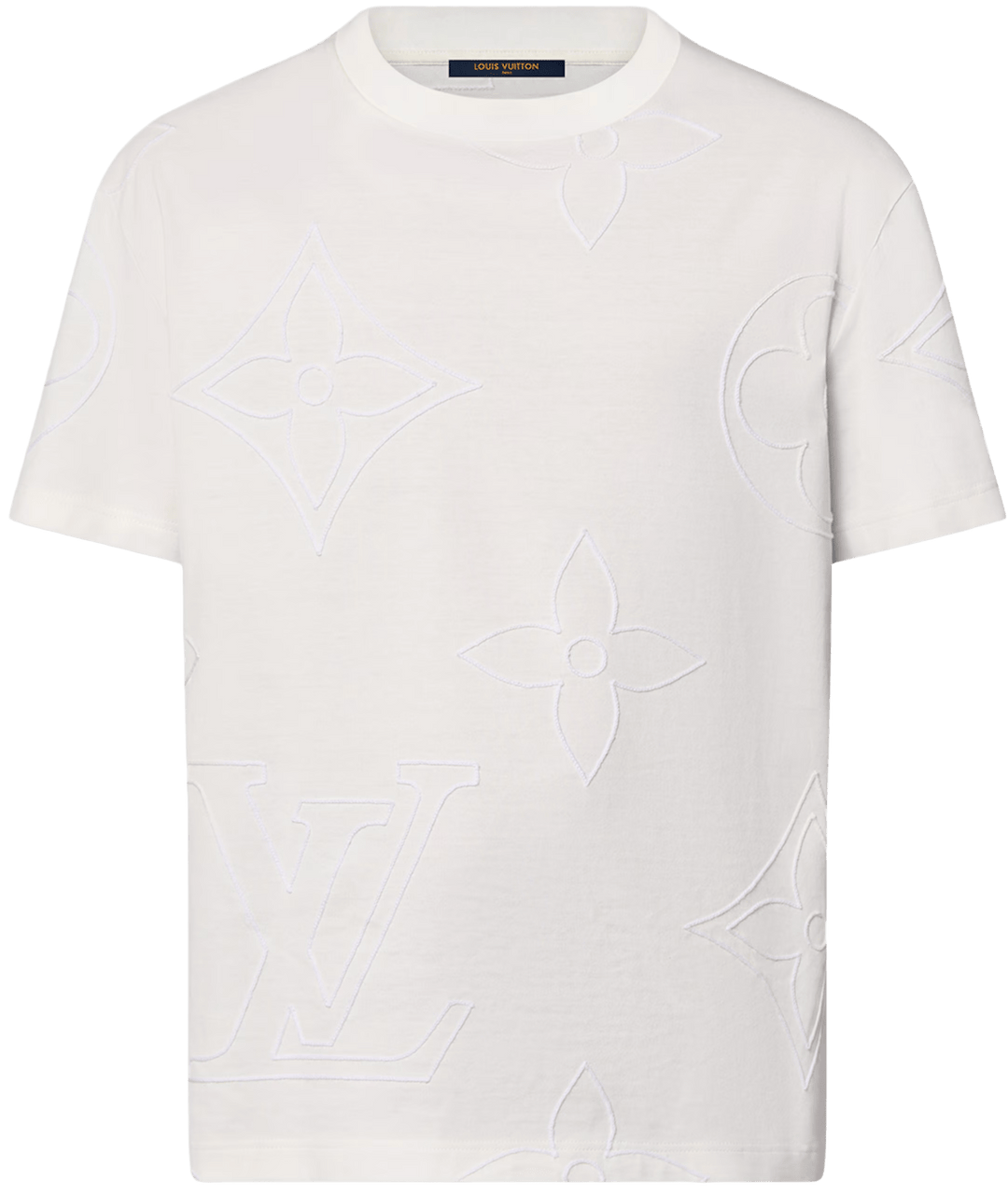 Louis Vuitton 'White' Macro Monogram Tee