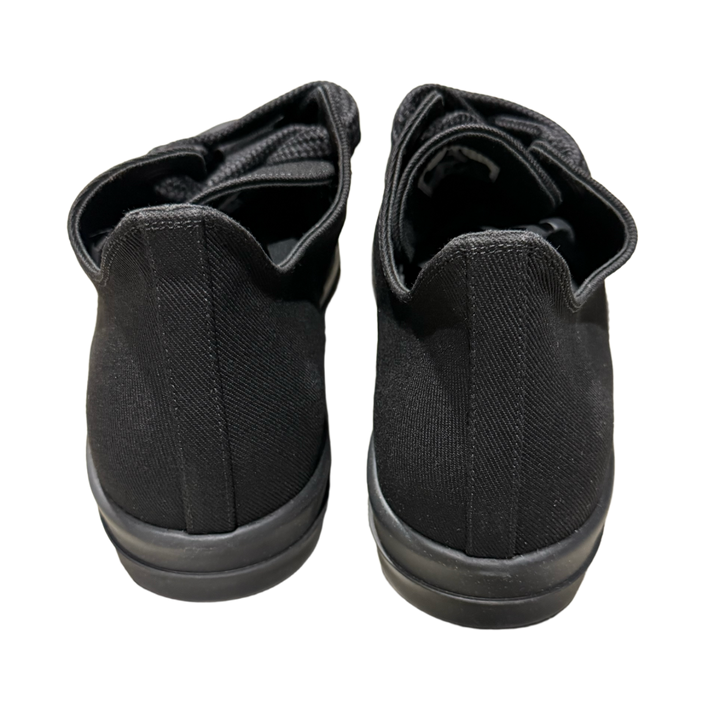 Rick Owens DRKSHDW 'All Black' Canvas Jumbo Lace Low Sneakers