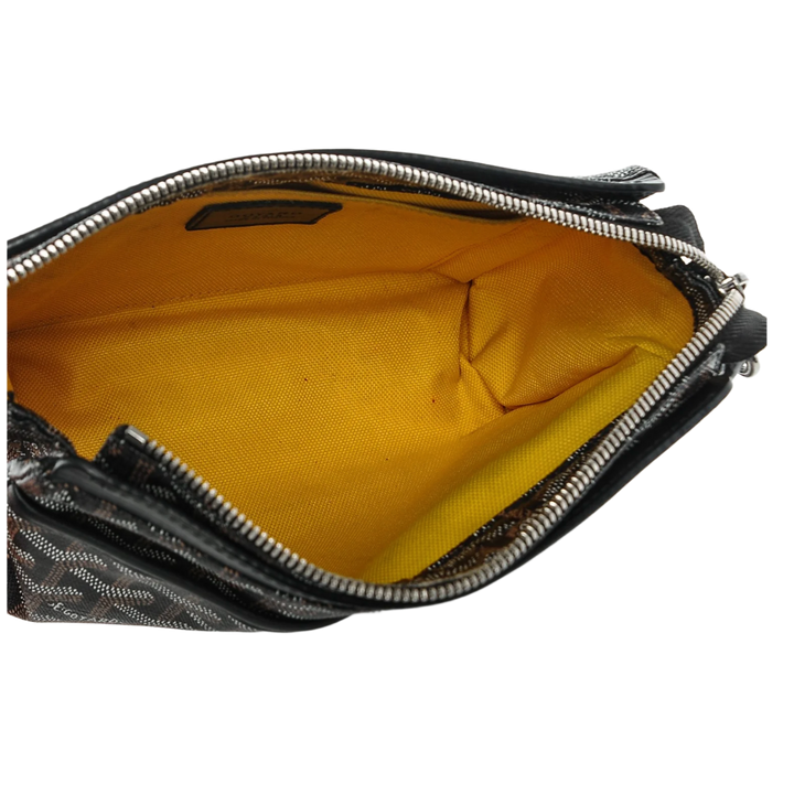 Goyard 'Goyardine Miroir' Black PM Toiletry Bag