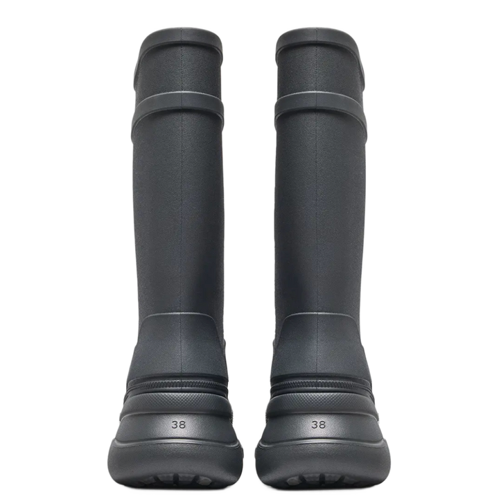 Balenciaga x Croc 'Black' Rubber Boots