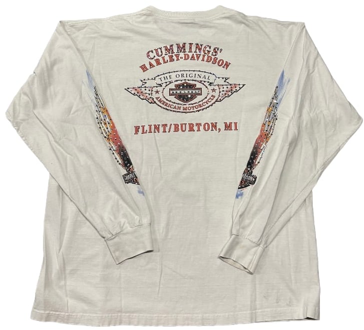 Harley Davidson 'Cumming's' Rhinetsone Vintage L/S