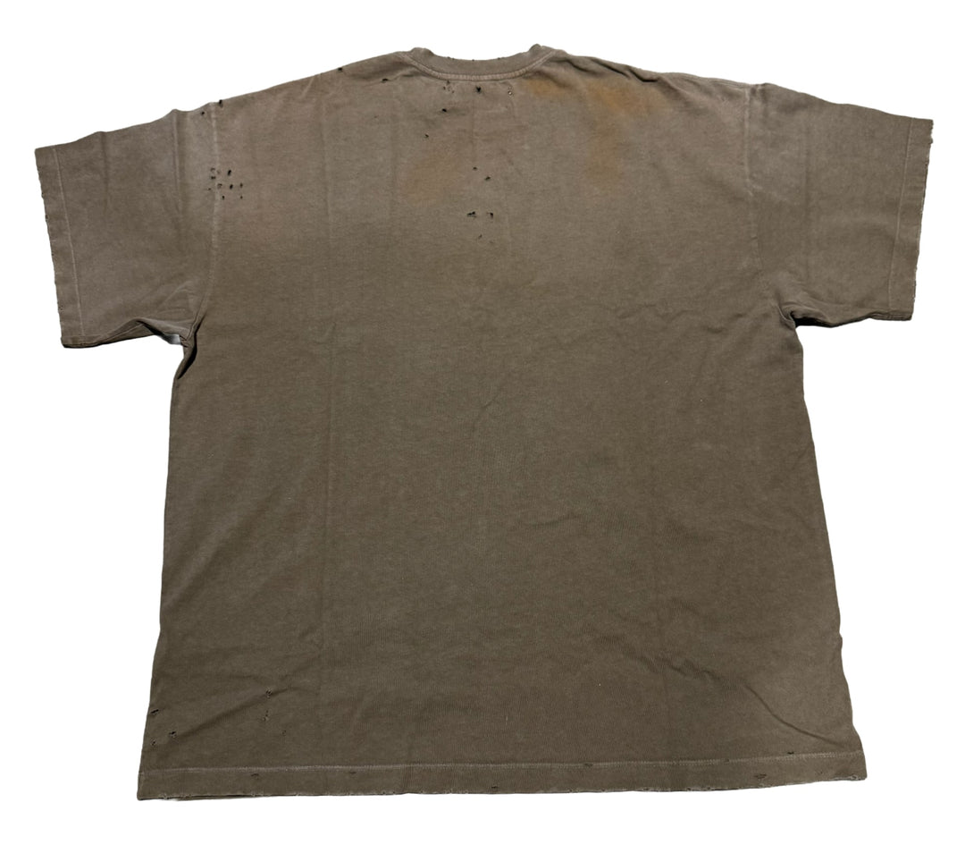 Satoshi Nakamoto 'Brick' Chain Stitch Tee