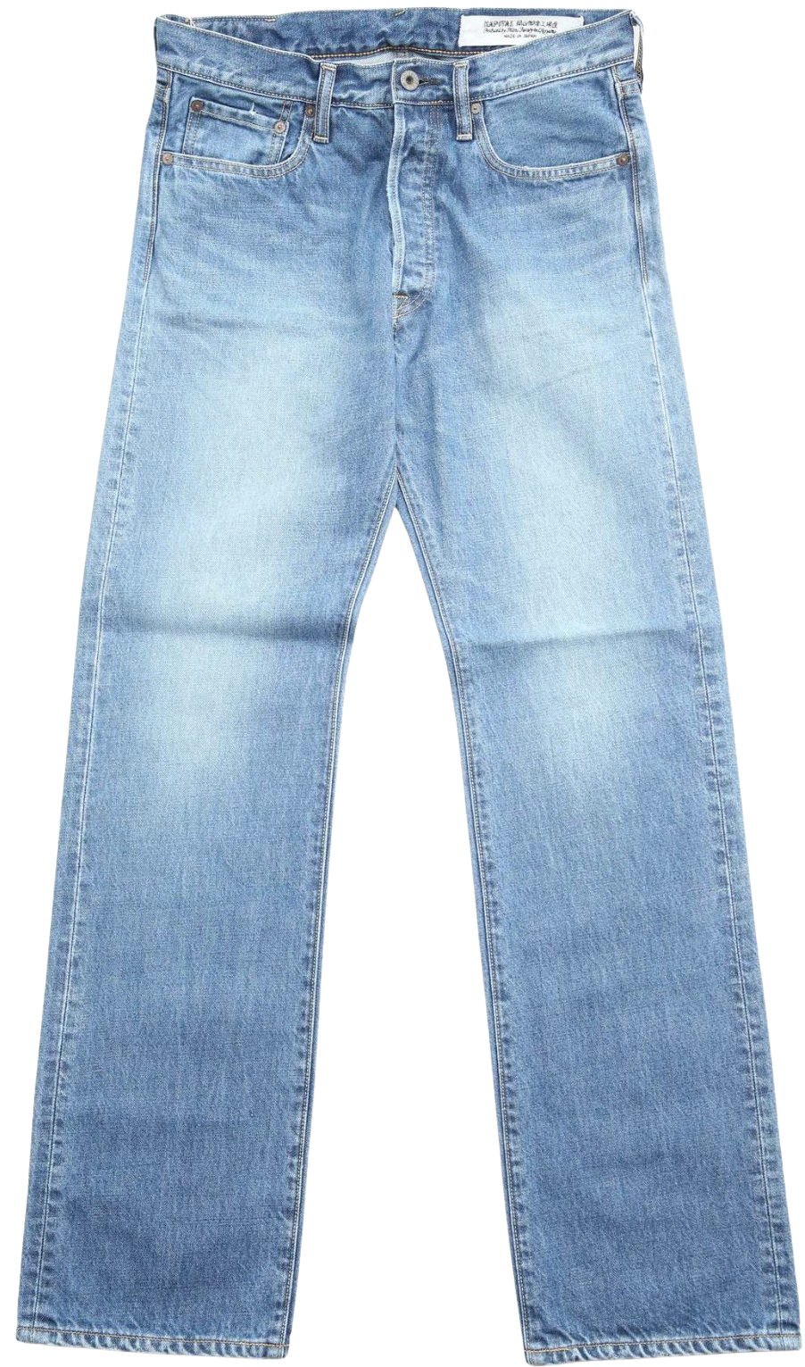 Kapital 'Straight' Blue Jeans