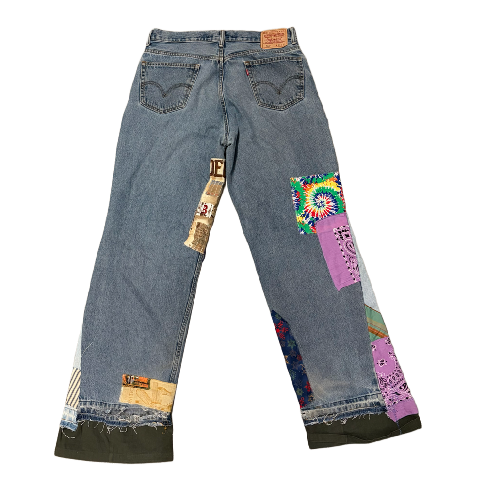 Levi 'Blue' 560 Custom Patch Jeans