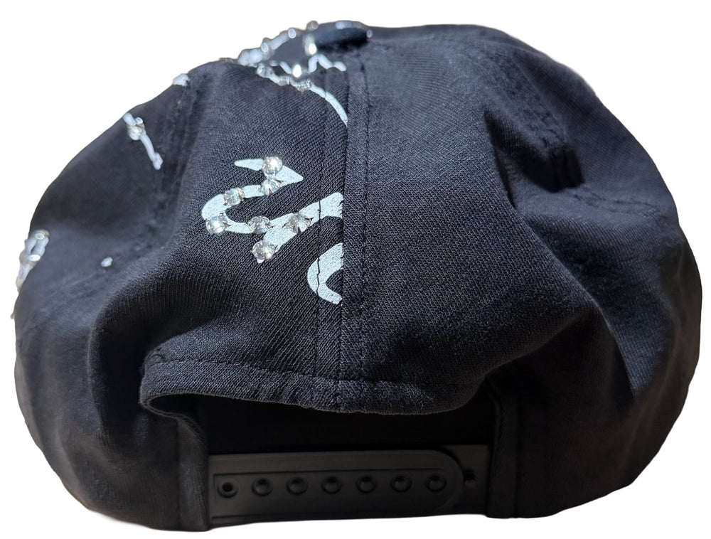 Bossi 'White Script' Rhinestone Hat