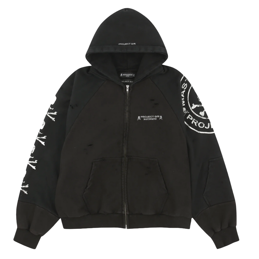 Project G/R 'Mastermind' Black Zip-Up
