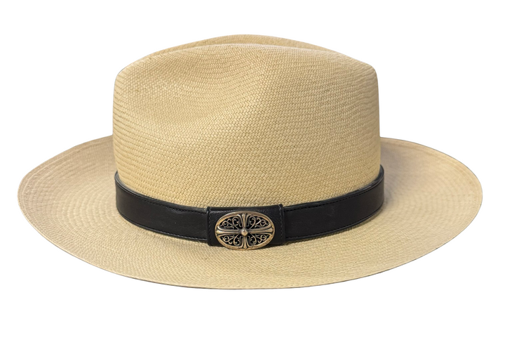 Chrome Hearts Leather Strap Cowboy Hat