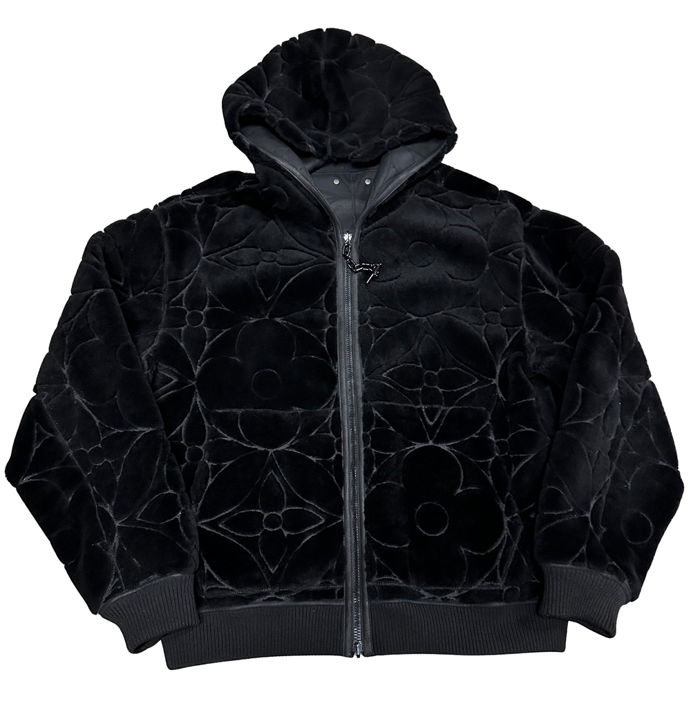 Louis Vuitton Reversible Leather 'Japan Exclusive' Black Jacket