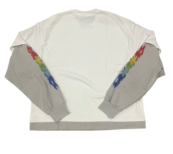 DOS 'Vision' White Longsleeve Tee