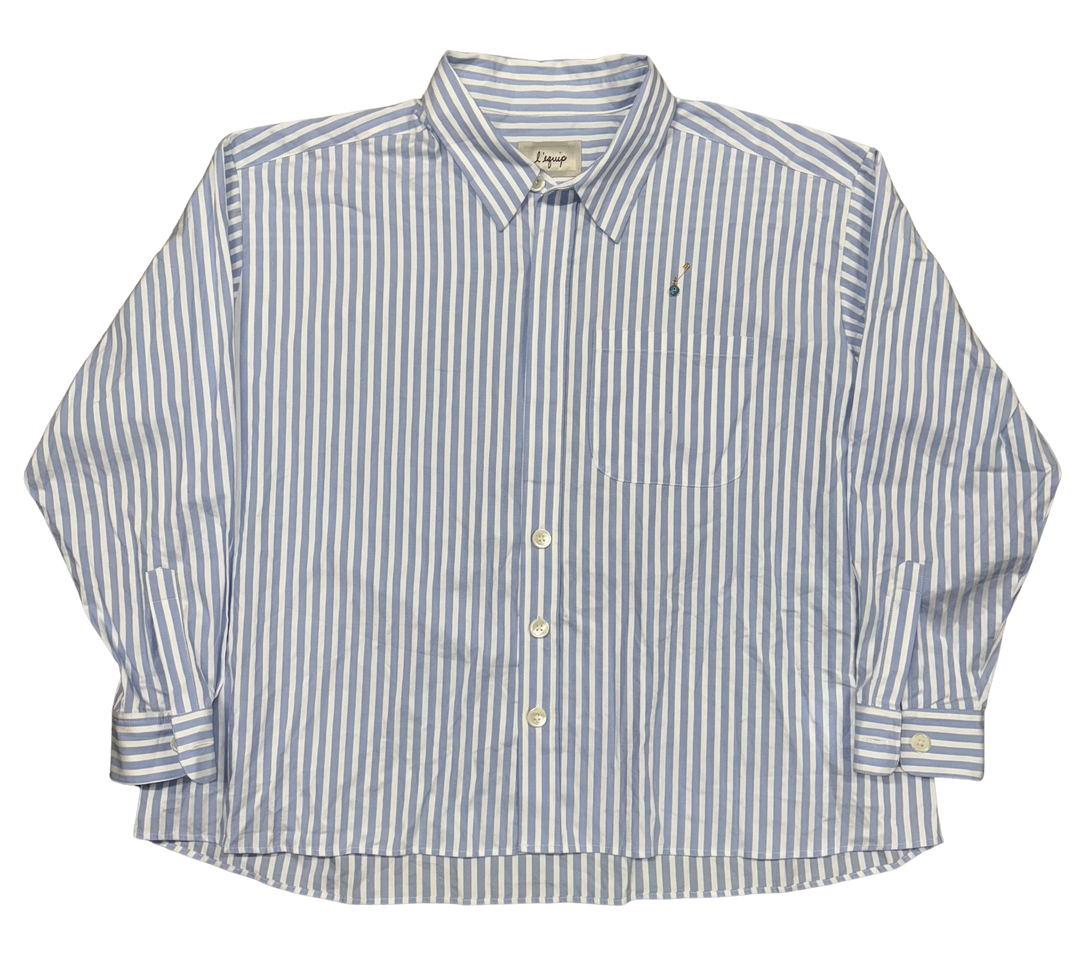 L'equip 'Blue Stripe' Button Shirt