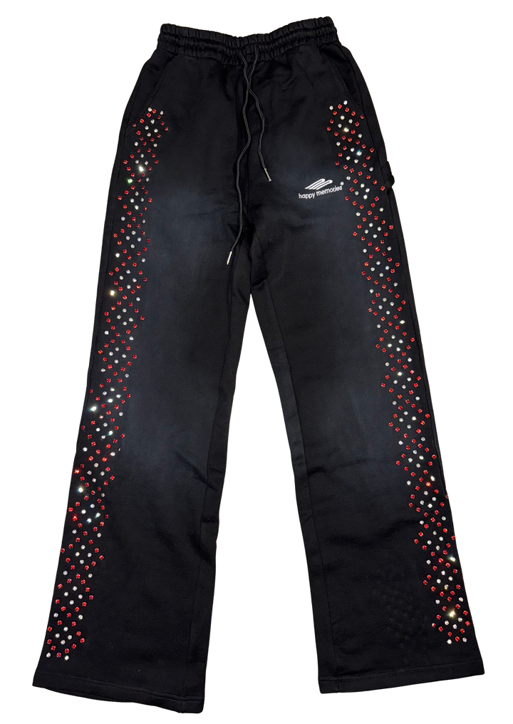 Happy Memories Don't Die HMDD 'Scream' Crystal H-Star Black Sweatpants