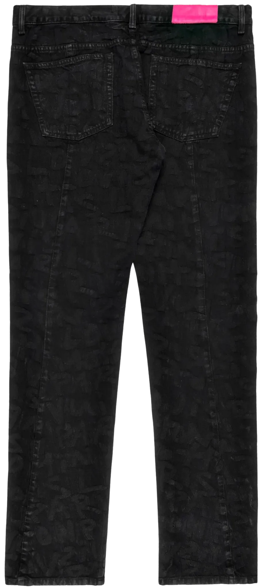 Louis Vuitton 'Graffiti Monogram' Black Jeans
