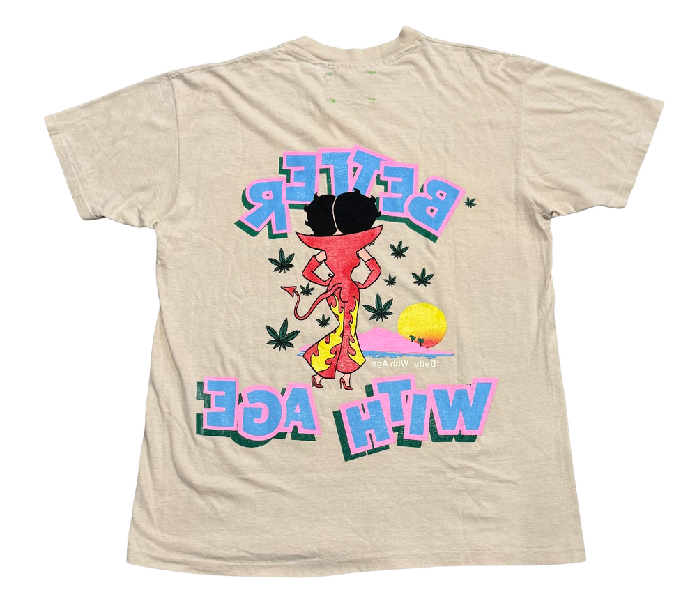 *Better With Age 'Better Boop' Vintage Beige Tee