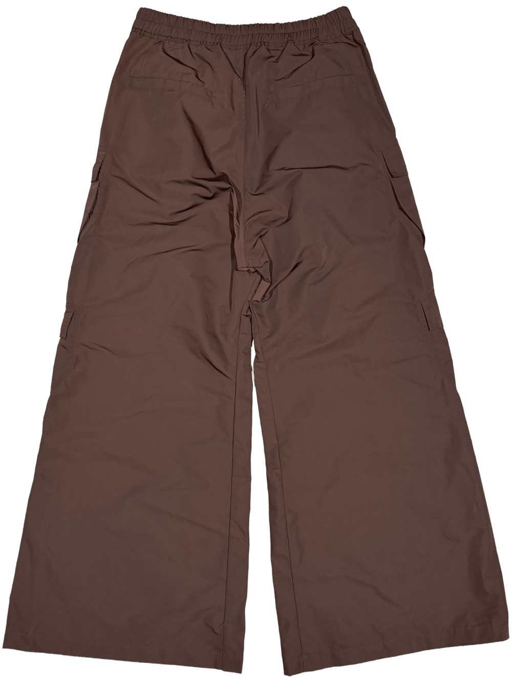 Rick Owens 'Mahogany' Nylon Jumbo Cargo Bela Pants
