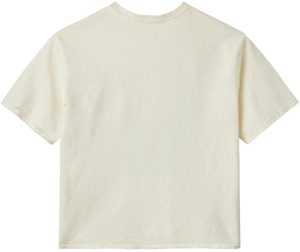Gold+Vintage Gallery Raspberry Hills 'Distressed Blank' Cream Tee