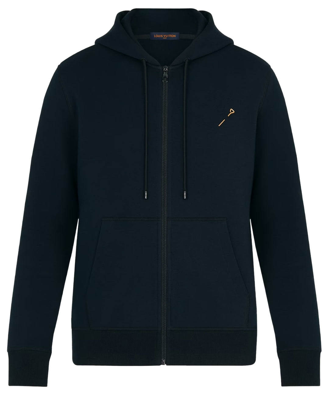 Louis Vuitton 'Black' Double Face Travel Zip Up Hoodie