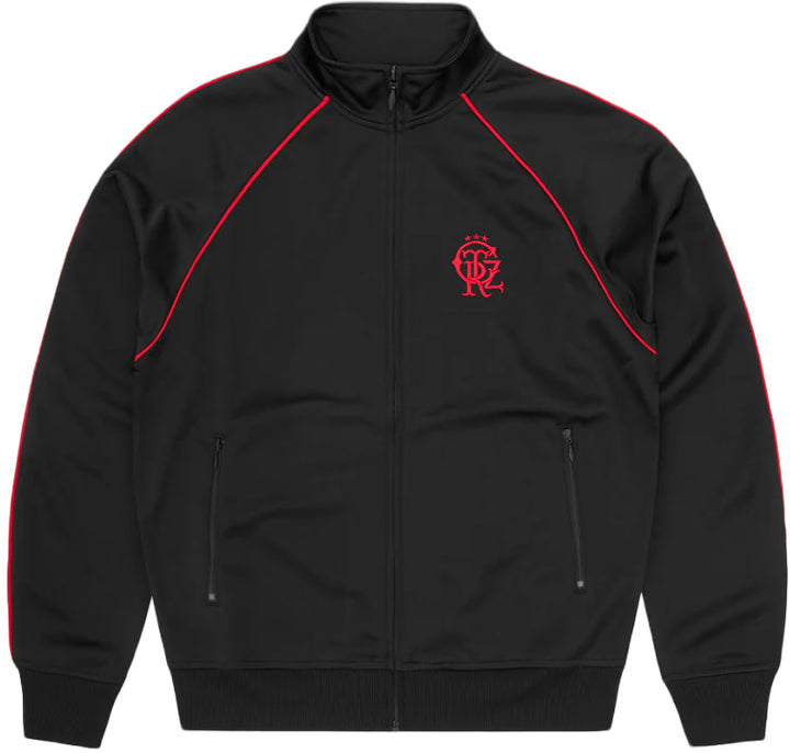 Corteiz '3 Star Crest' Black Track Jacket