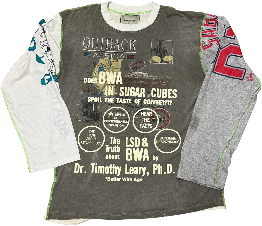 *Better With Age 'African Outback' Reversible Smear Longsleeve Tee