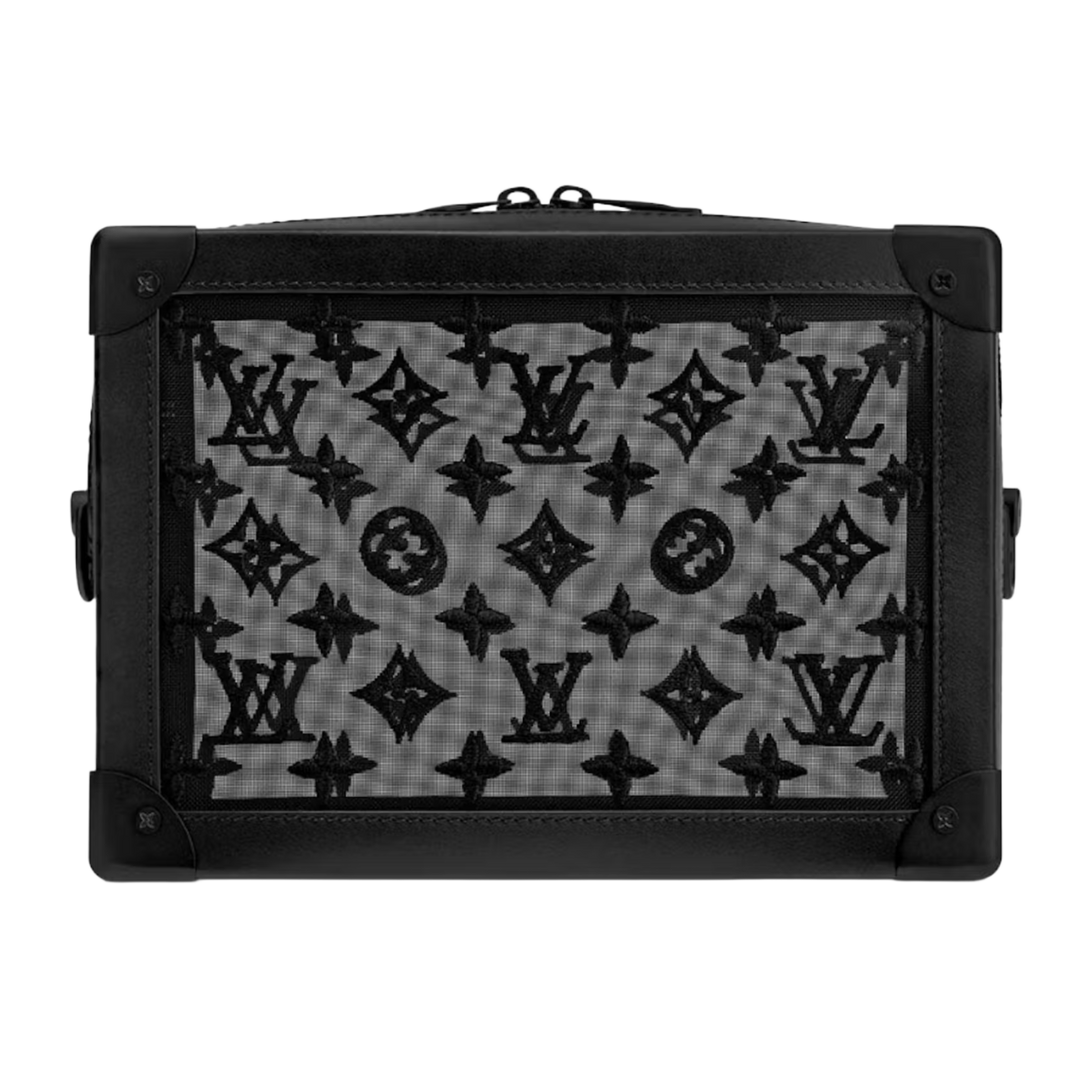 Louis Vuitton Soft Trunk Monogram Mesh Black