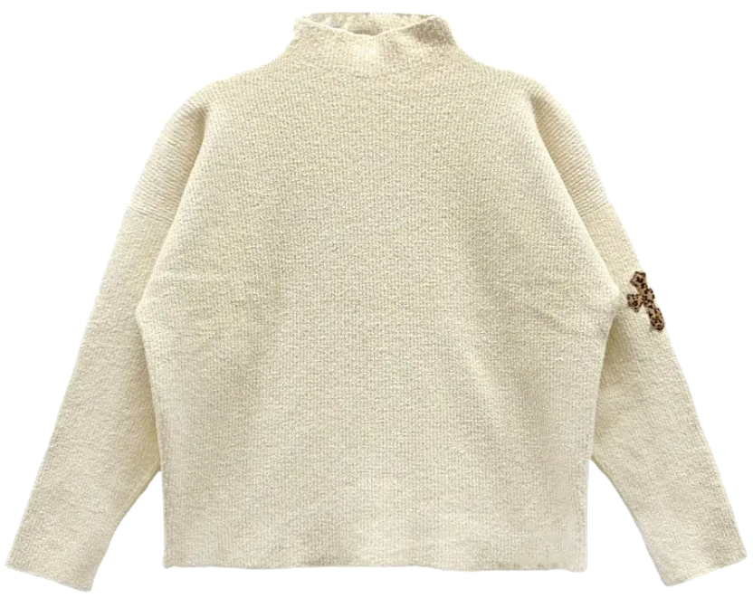 Chrome Hearts 'Pima Cotton Cheetah Patched' Sweater