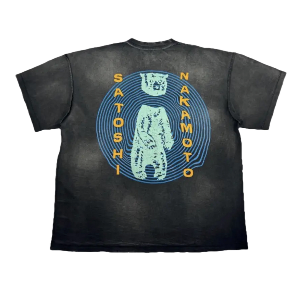 Satoshi Nakamoto 'Overdrive' Black Tee