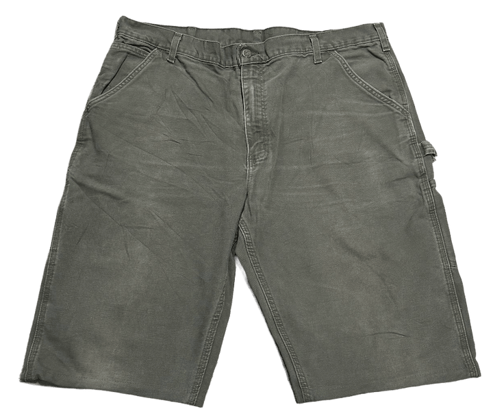 Carhartt Vintage Canvas Work Shorts Moss Green