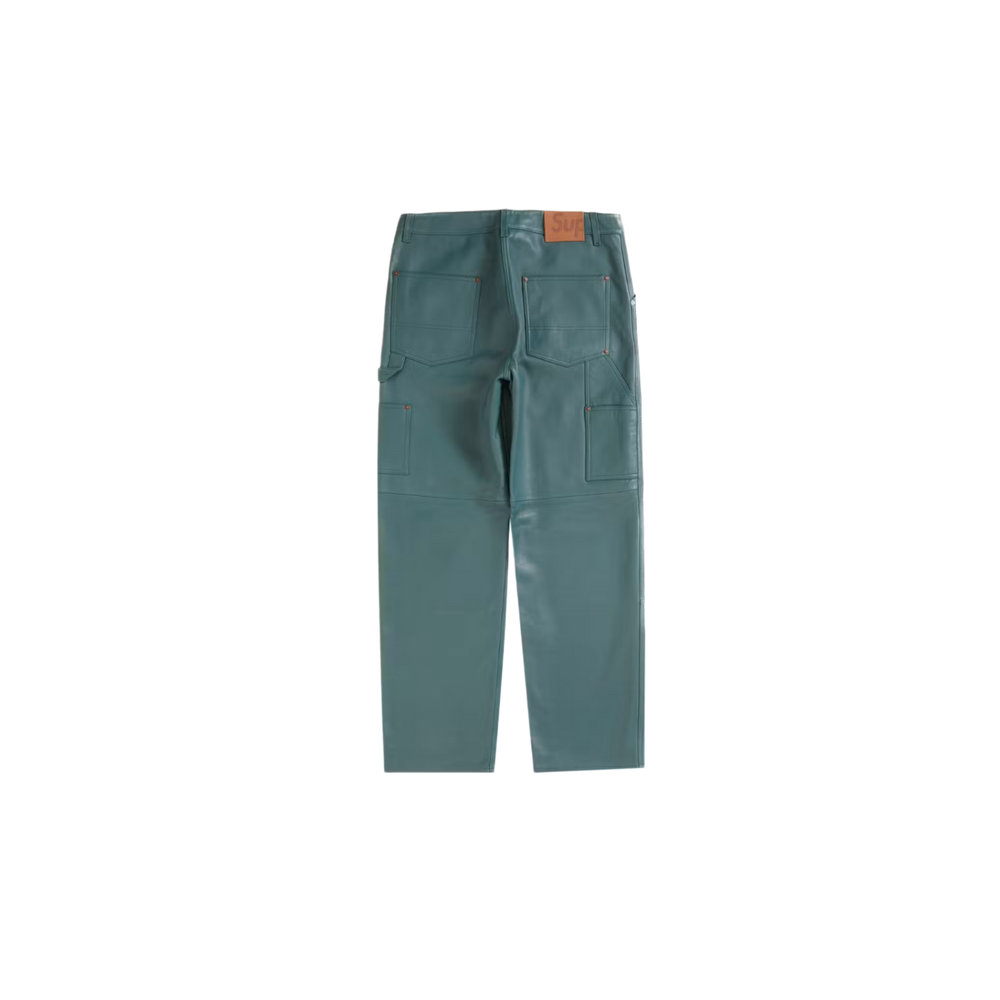 Supreme 'Green' Leather Double Knee Pant