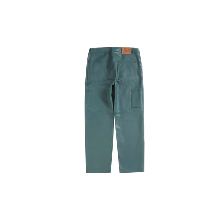 Supreme 'Green' Leather Double Knee Pant