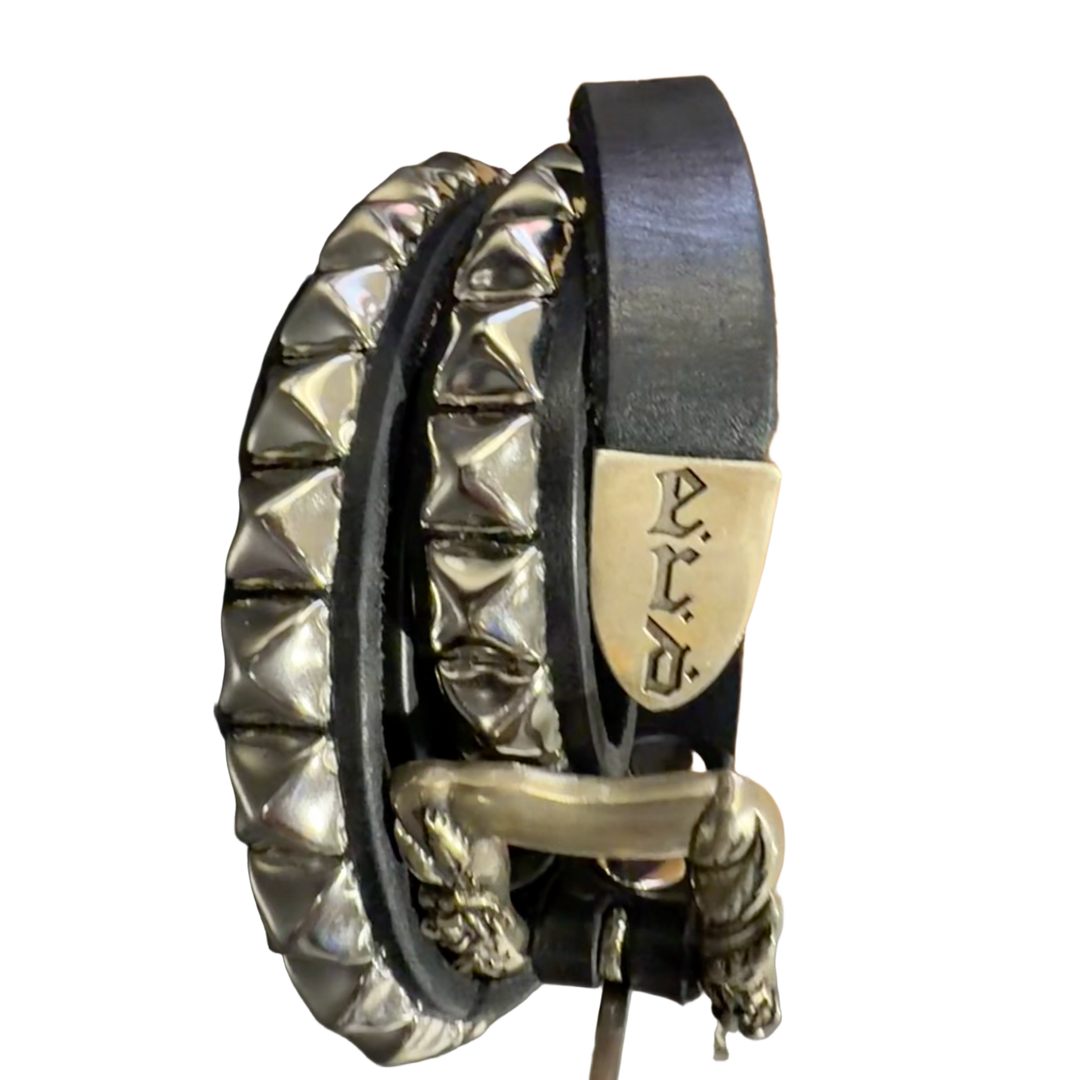 Enfants Riches Déprimés 'Studded Leather' Black Belt