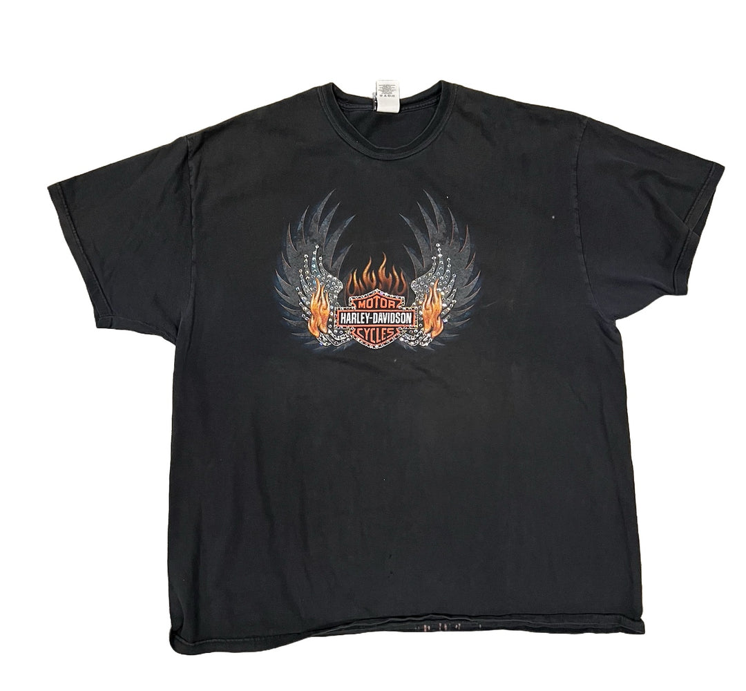 Harley Davidson 'Barnett' Studded Vintage Tee
