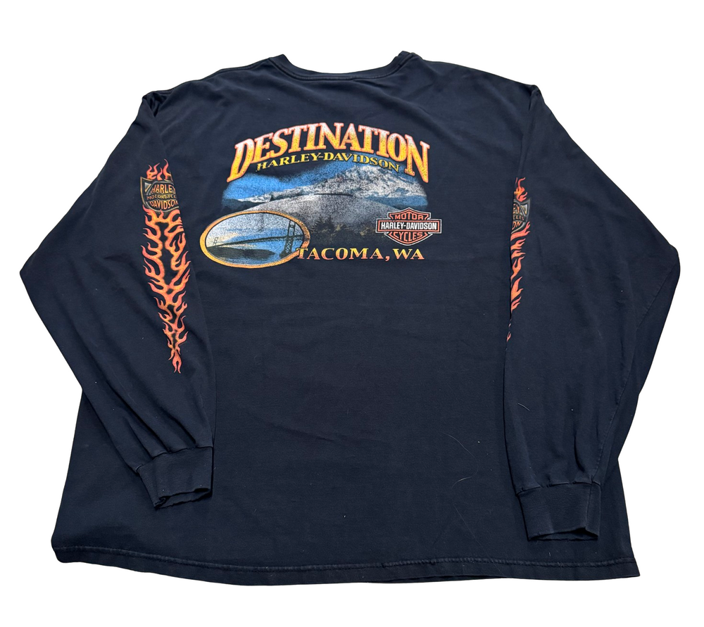 Harley Davidson 'Destination' Vintage Longsleeve Tee