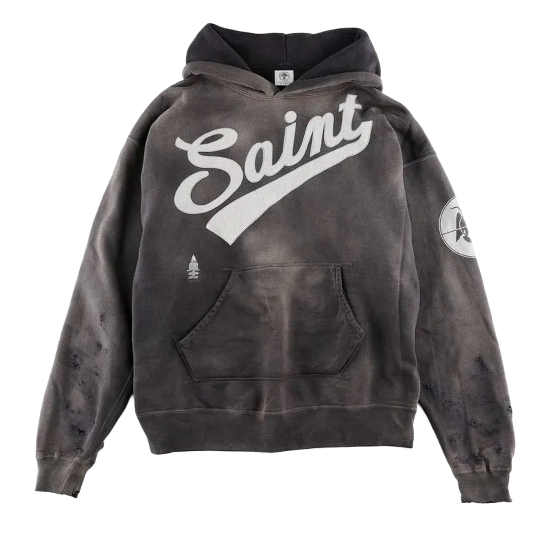 Saint Michael 'Focus' Distressed Hoodie