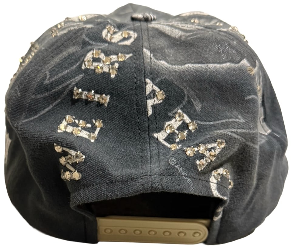 Bossi 'Black Engine' Rhinestone Snapback Hat