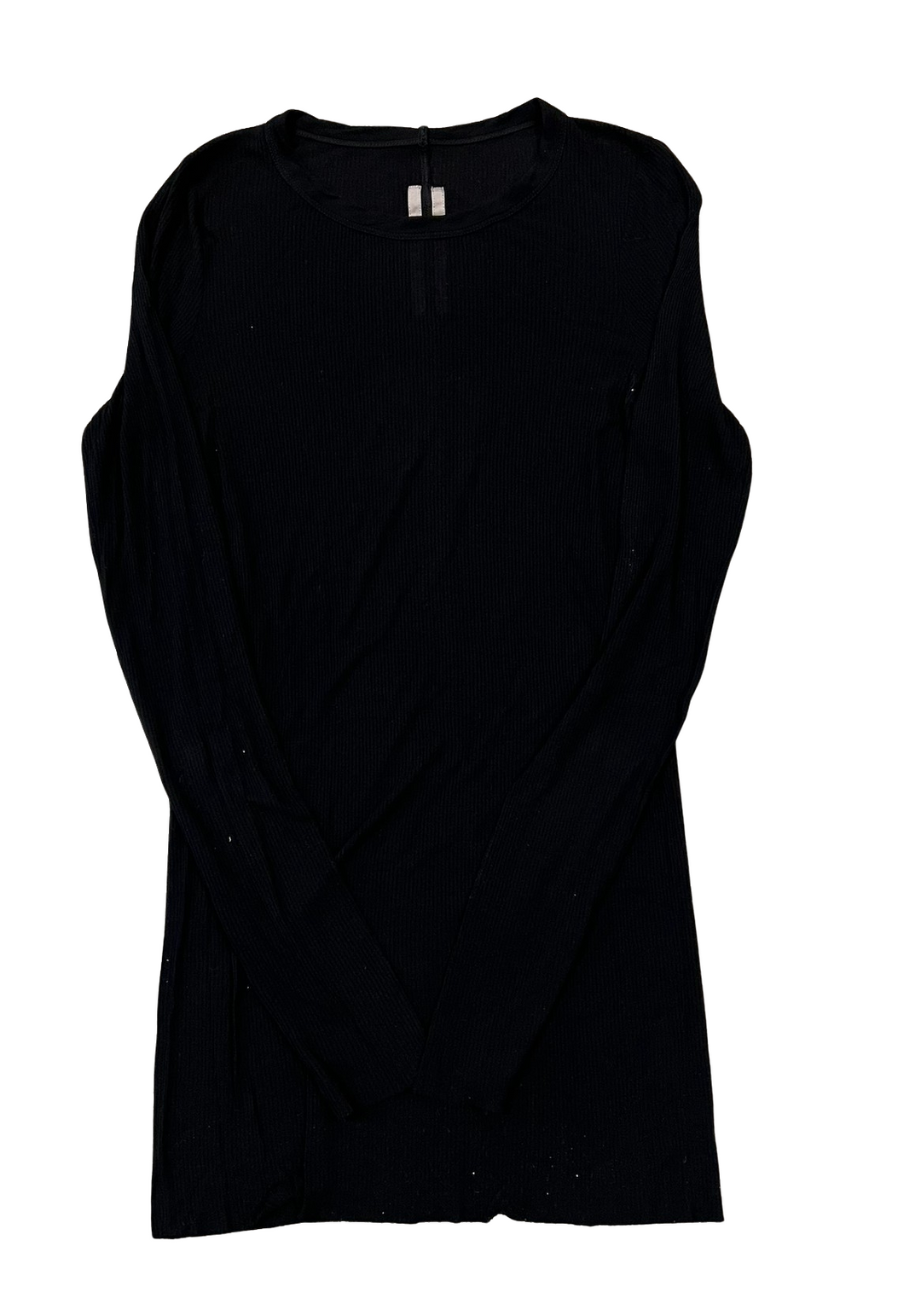 Rick Owens 'Black' Sheer Womens Long Sleeve