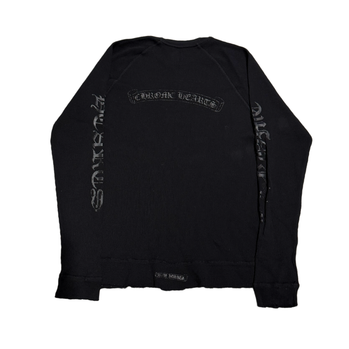 Chrome Hearts 'Black Dagger' Thermal Black Longsleeve