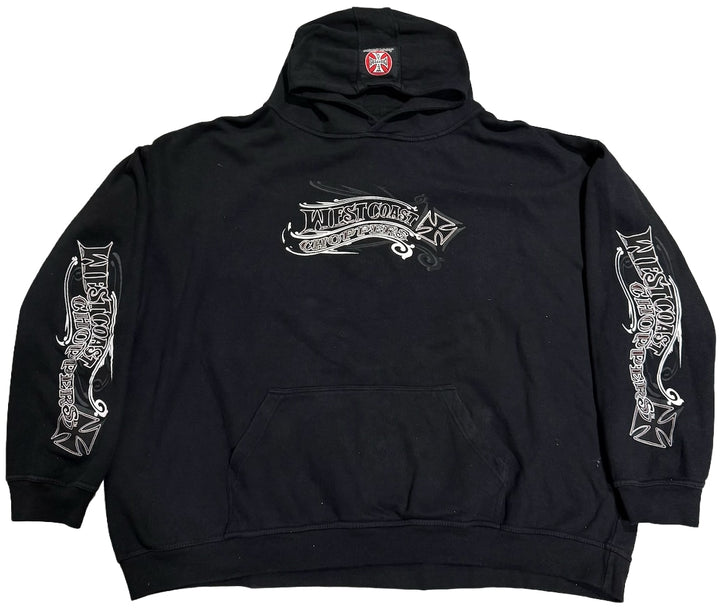 West Coast Choppers 'Chopper' Black Vintage Hoodie