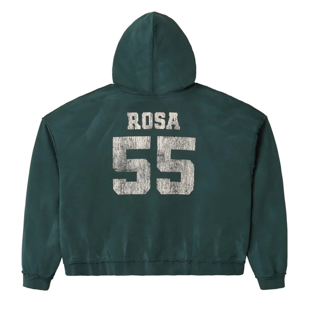 Gold+Vintage Gallery Raspberry Hills 'Rosa 55' Green Hoodie