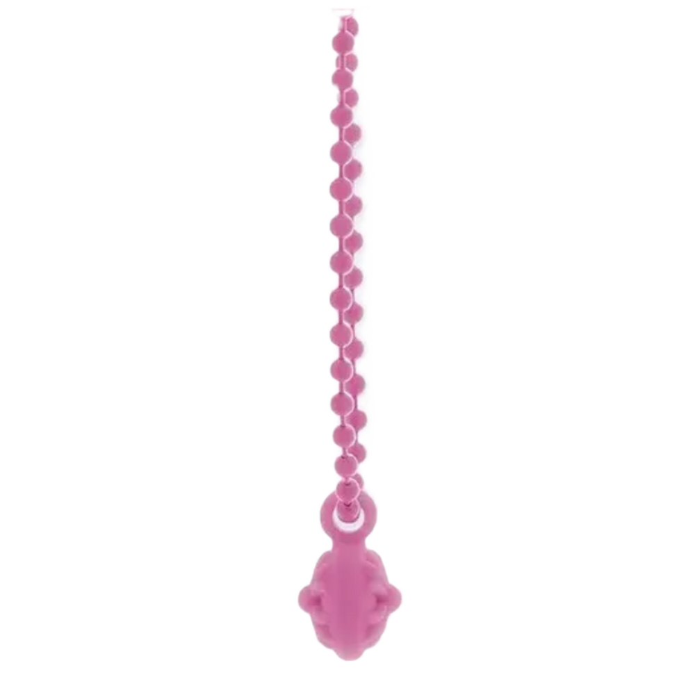 Chrome Hearts 'Pink' Silichrome Crossball Charm