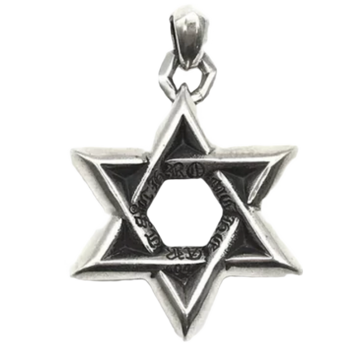 Chrome Hearts 'Silver Star of David' Large Pendant